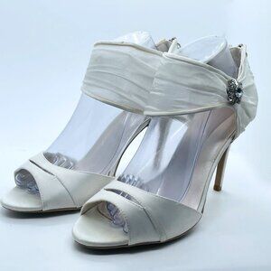 - David's Bridal Wedding Heels-  Size 9.5
